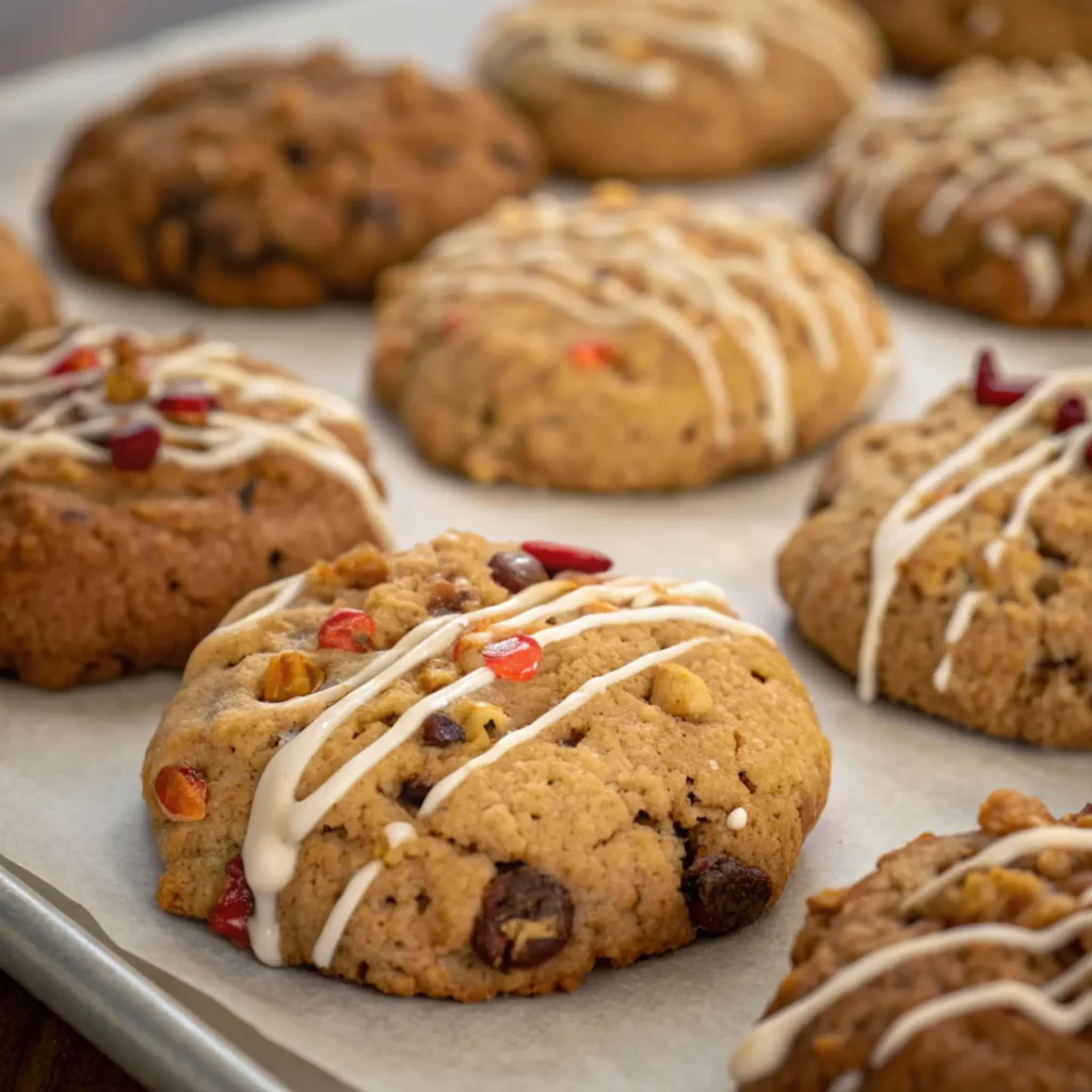 Flourless Carrot Cake Oatmeal Breakfast Cookies