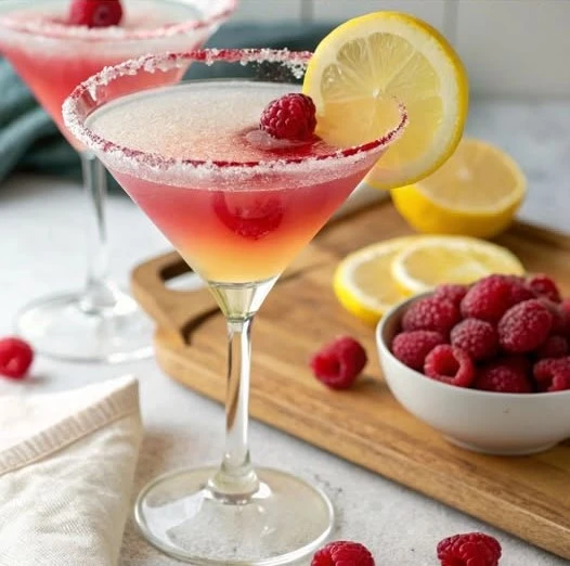 Raspberry Limoncello Lemon Drop