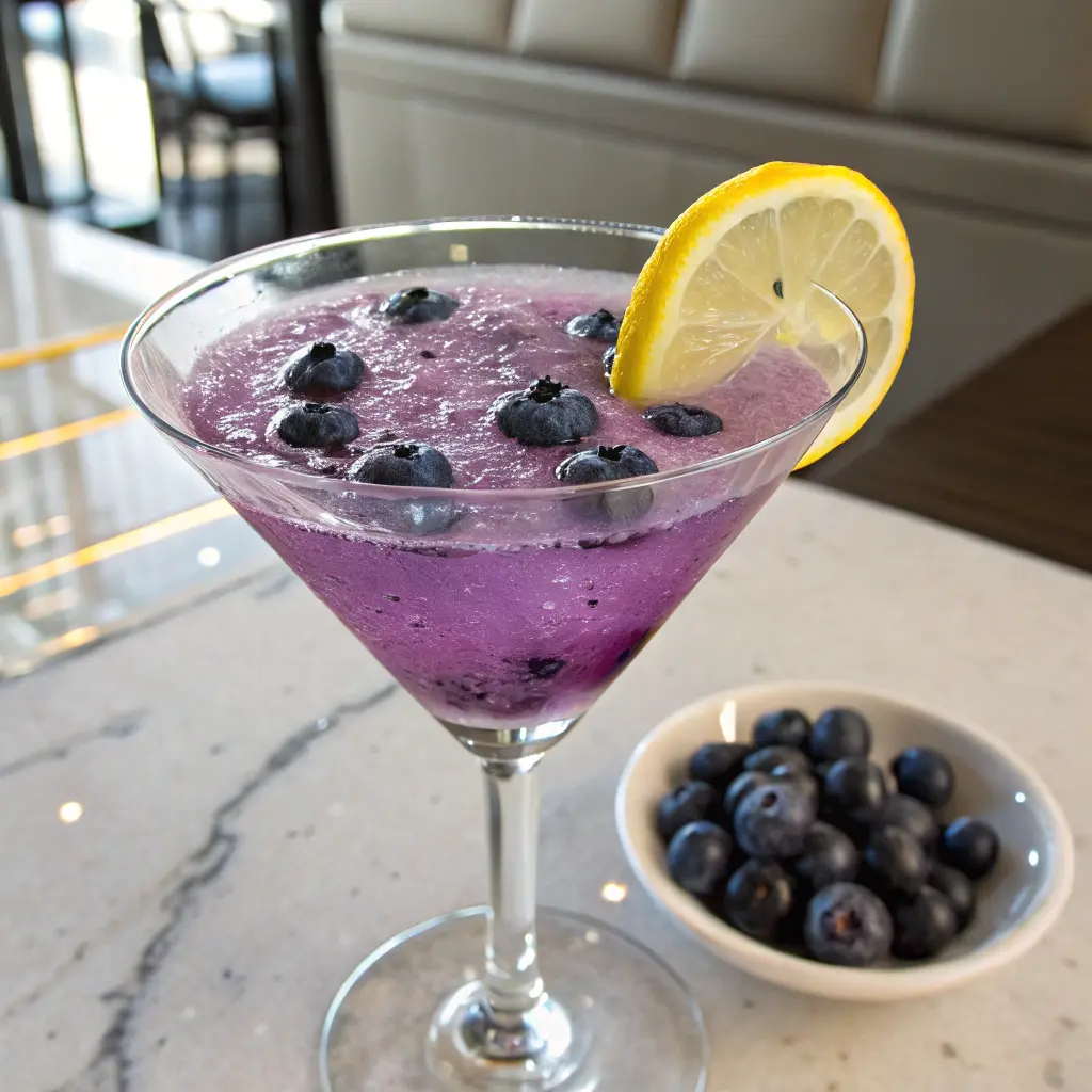 Blueberry Lemon Martini