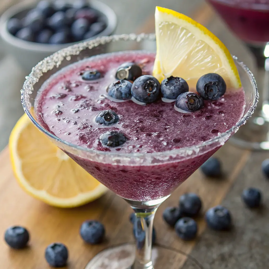 Blueberry Lemon Martini