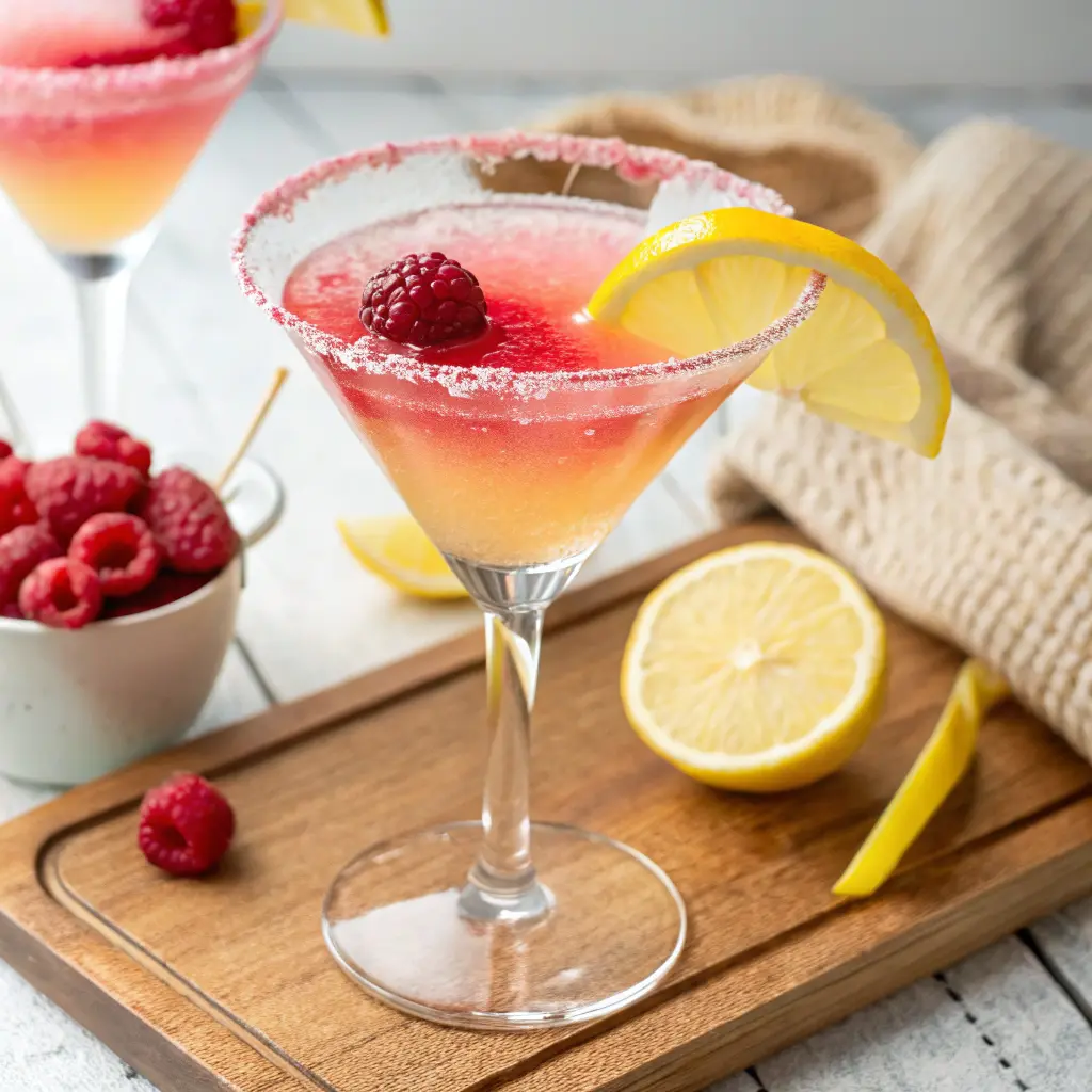 Raspberry Limoncello Lemon Drop