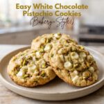 Easy White Chocolate Pistachio Cookies